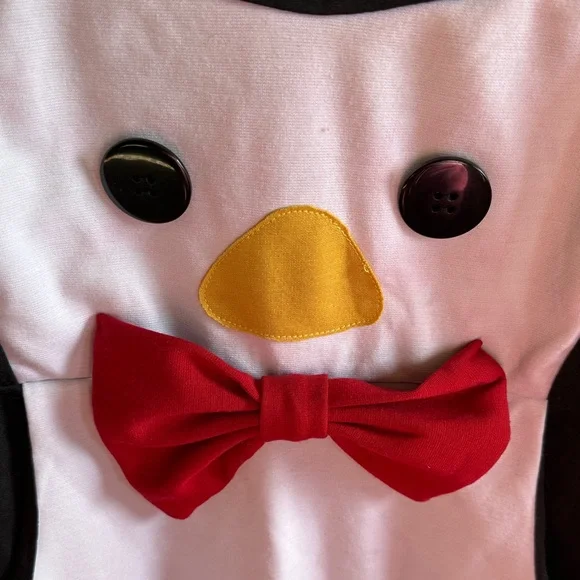 Hot Topic Penguin Dress with Red Bow. F - Picture 2 of 5